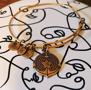Alex and Ani Anchor Charm Bracelet